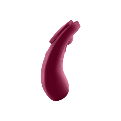 Satisfyer, Sexy Secret - Wine Red -Panty Vibrator with App control - VIbrators - The Naughty & Nice District - Adult Sex Toy Store