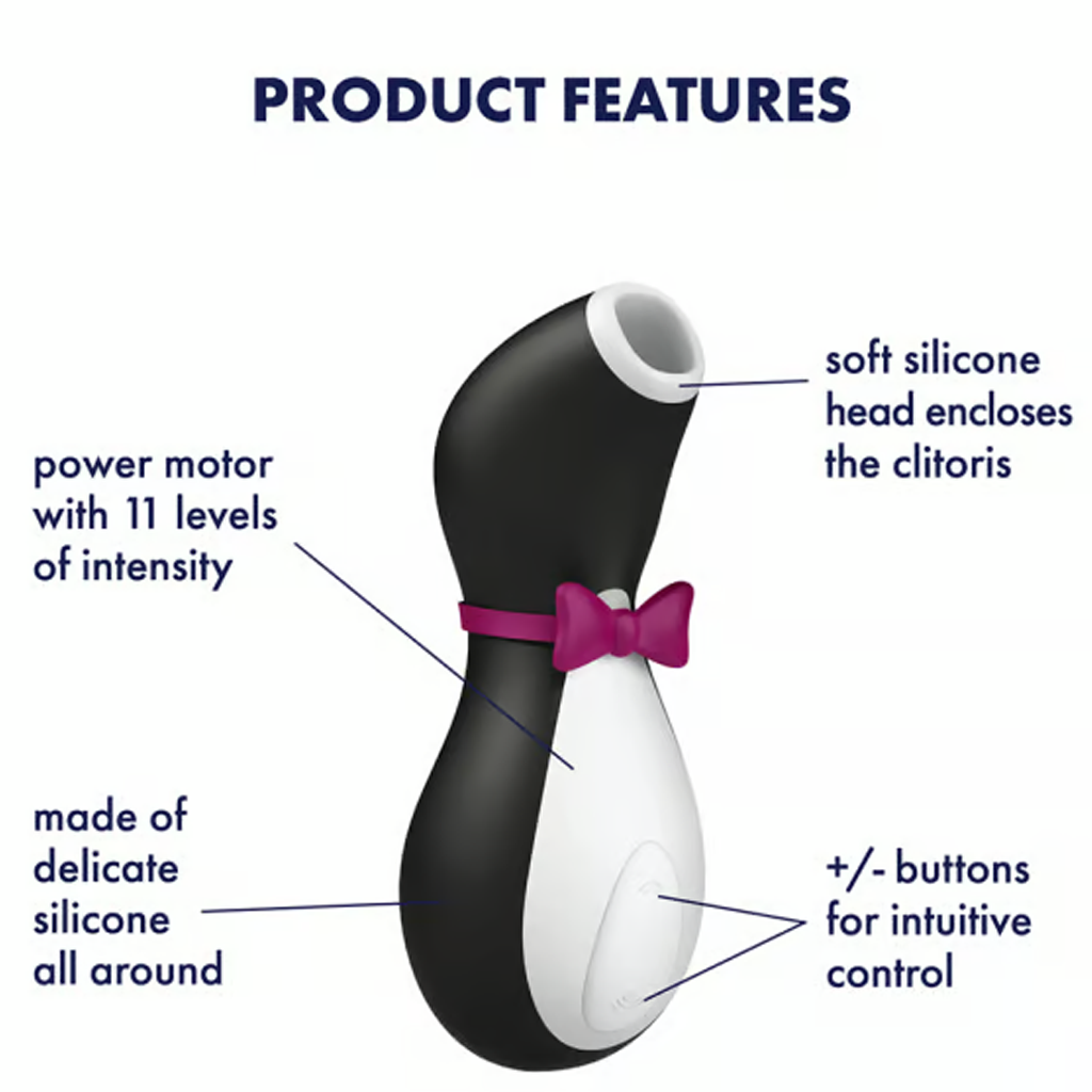 Satisfyer, Penguin - Holiday Edition - Clitoral Pulse - The Naughty & Nice District - Adult Sex Toy Store