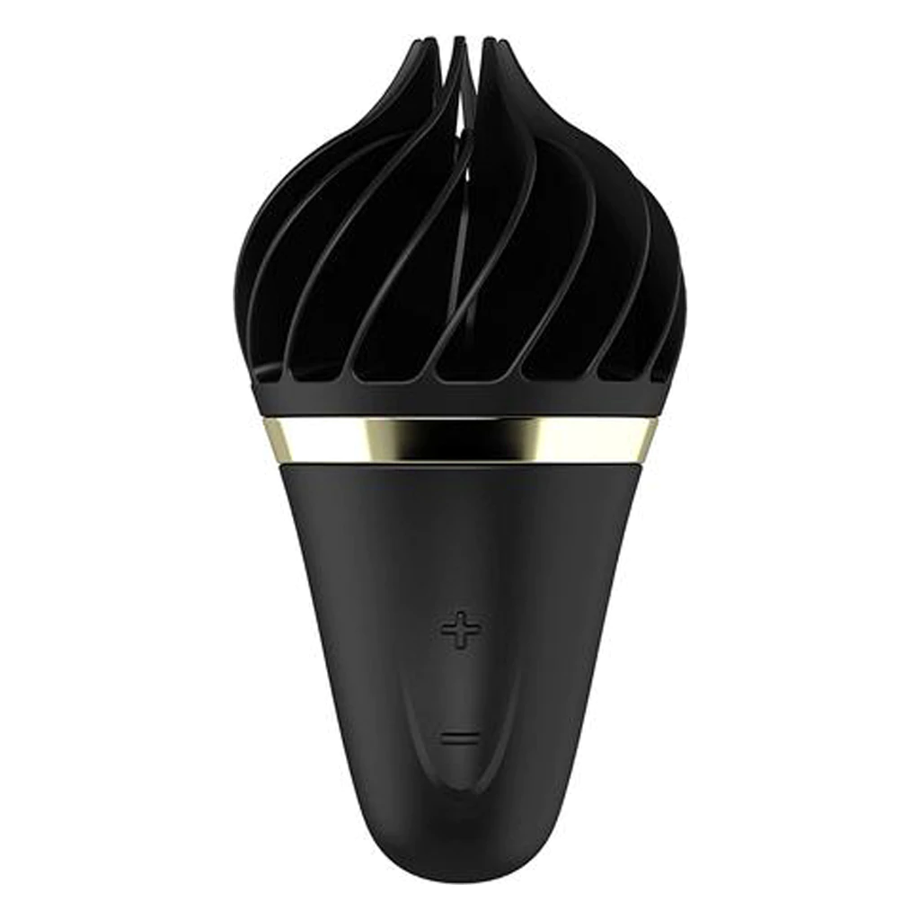 Satisfyer, Sweet Treat - Black/Gold - VIbrators - The Naughty & Nice District - Adult Sex Toy Store