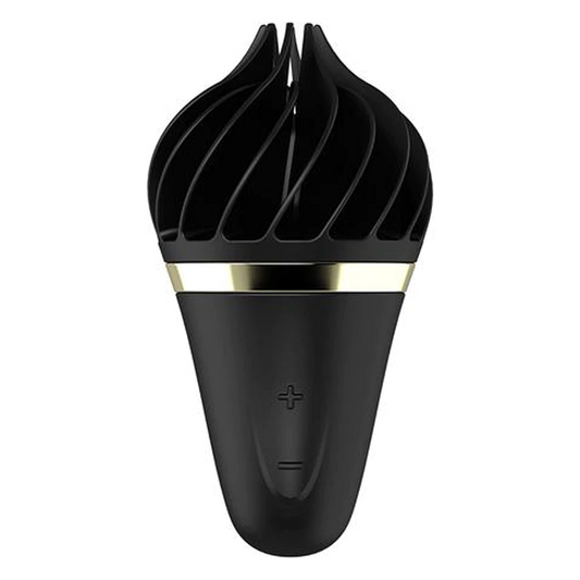 Satisfyer, Sweet Treat - Black/Gold - VIbrators - The Naughty & Nice District - Adult Sex Toy Store