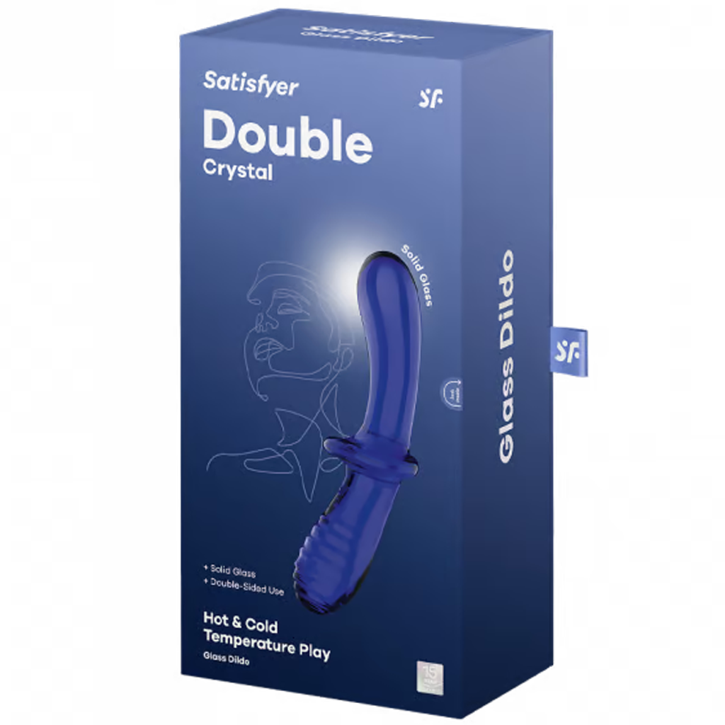 Satisfyer, Double Crystal - Elegant and Sparkling Design - Dongs & Dildos - The Naughty & Nice District - Adult Sex Toy Store