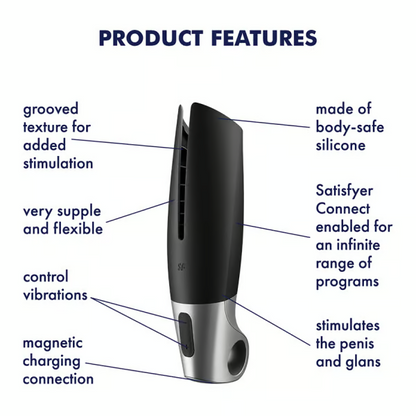 Satisfyer, Power Masturbator - For Him - The Naughty & Nice District - Adult Sex Toy Store