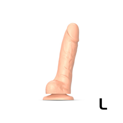 SLIDING SKIN REALISTIC DILDO VANILLA L - Dongs & Dildos - The Naughty & Nice District - Adult Sex Toy Store