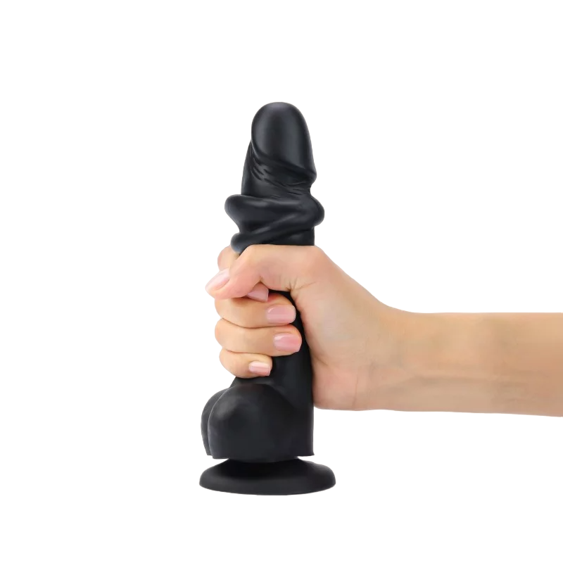 SLIDING SKIN REALISTIC DILDO BLACK XXL - Dongs & Dildos - The Naughty & Nice District - Adult Sex Toy Store