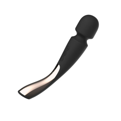 LELO, Smart Wand 2 Medium Black - Vibrating Wand - The Naughty & Nice District - Adult Sex Toy Store