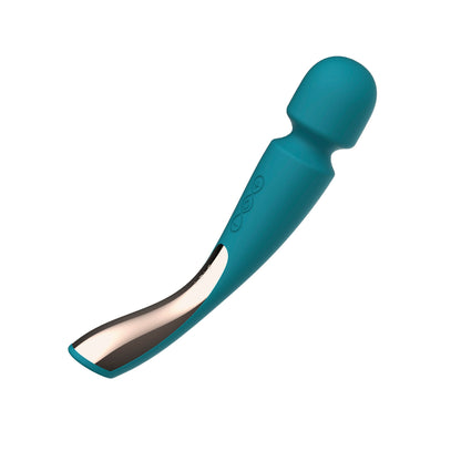 LELO, Smart Wand 2 Medium Ocean Blue - Vibrating Wand - The Naughty & Nice District - Adult Sex Toy Store