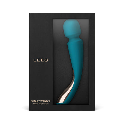 LELO, Smart Wand 2 Medium Ocean Blue - Vibrating Wand - The Naughty & Nice District - Adult Sex Toy Store