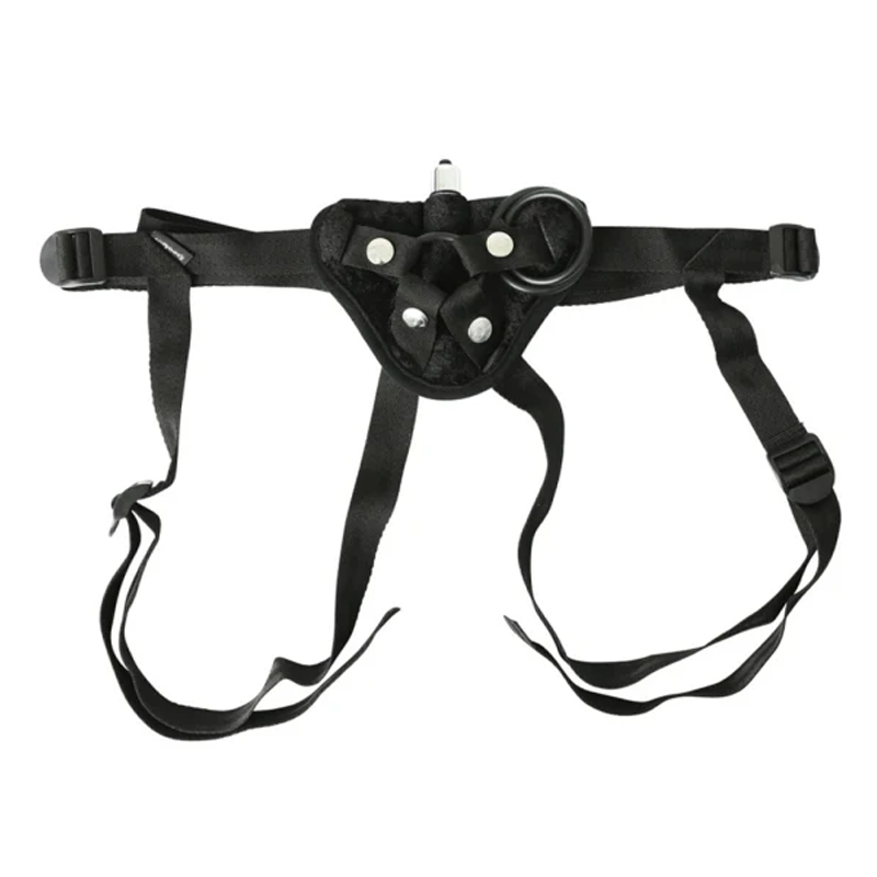 Vibrating Velvet Strap On - Strap-Ons & Harnesses - The Naughty & Nice District - Adult Sex Toy Store