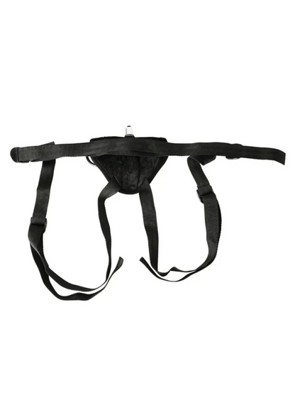 Vibrating Velvet Strap On - Strap-Ons & Harnesses - The Naughty & Nice District - Adult Sex Toy Store