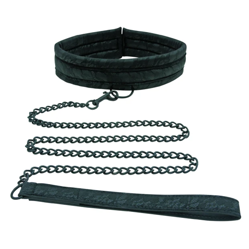 Sinc Lace Collar and Leash - BDSM - The Naughty & Nice District - Adult Sex Toy Store