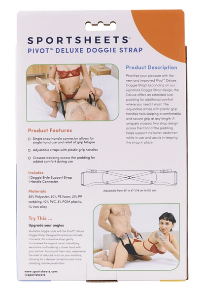 Pivot Deluxe Doggie Strap - BDSM - The Naughty & Nice District - Adult Sex Toy Store