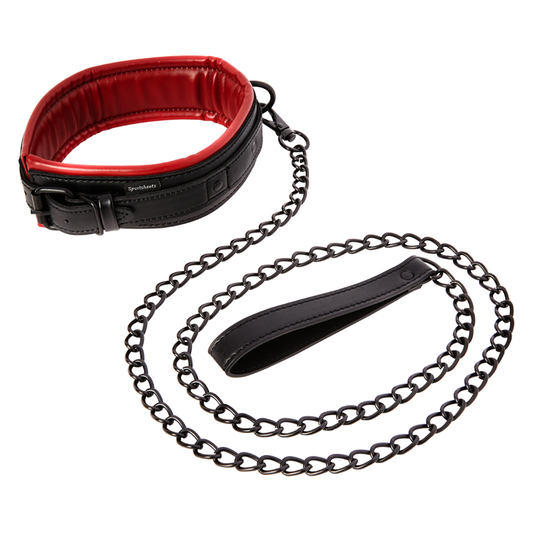 Saffron Leash & Collar - BDSM - The Naughty & Nice District - Adult Sex Toy Store