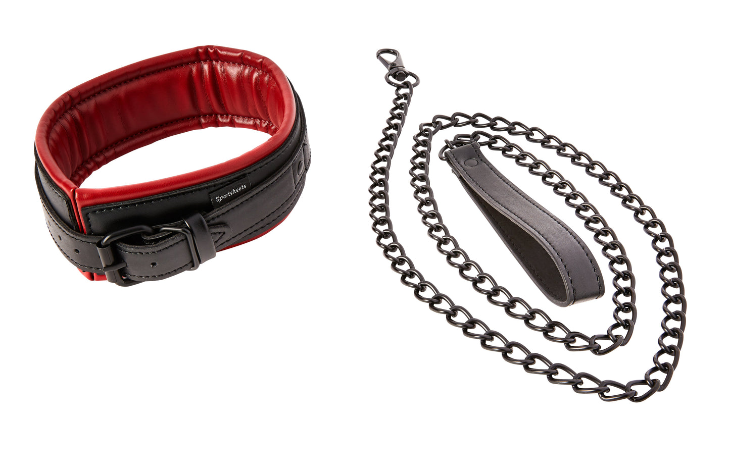 Saffron Leash & Collar - BDSM - The Naughty & Nice District - Adult Sex Toy Store