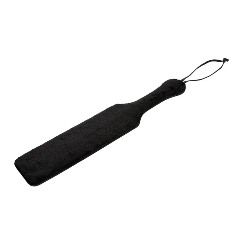 Leather Paddle w/ Black Fur Side - BDSM - The Naughty & Nice District - Adult Sex Toy Store