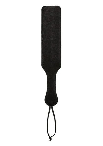 Leather Paddle w/ Black Fur Side - BDSM - The Naughty & Nice District - Adult Sex Toy Store