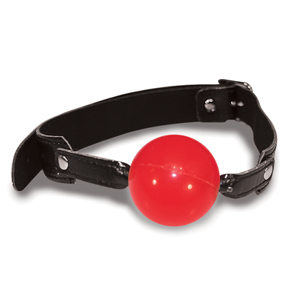 Solid Red Ball Gag - BDSM - The Naughty & Nice District - Adult Sex Toy Store