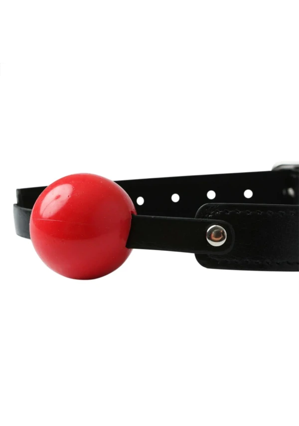 Solid Red Ball Gag - BDSM - The Naughty & Nice District - Adult Sex Toy Store