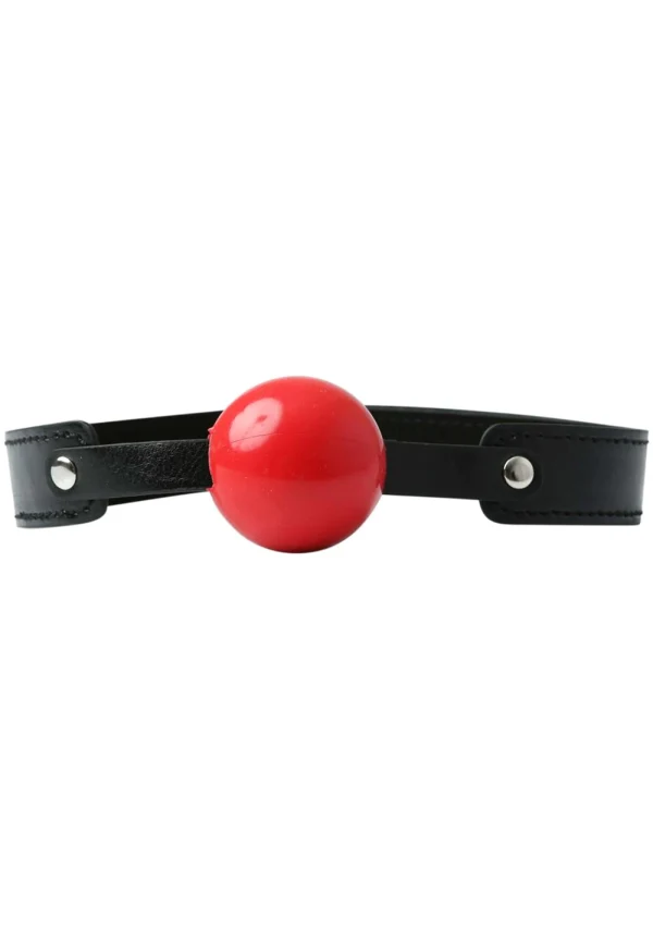 Solid Red Ball Gag - BDSM - The Naughty & Nice District - Adult Sex Toy Store