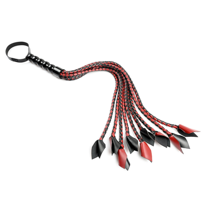 Saffron Braided Flogger - BDSM - The Naughty & Nice District - Adult Sex Toy Store