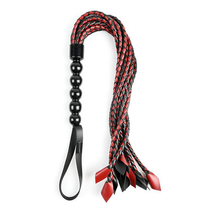 Saffron Braided Flogger - BDSM - The Naughty & Nice District - Adult Sex Toy Store