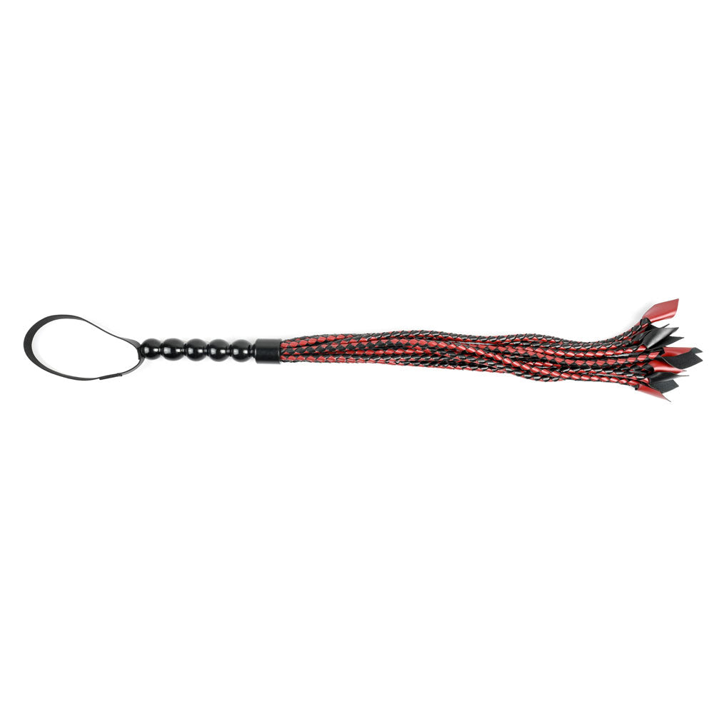 Saffron Braided Flogger - BDSM - The Naughty & Nice District - Adult Sex Toy Store