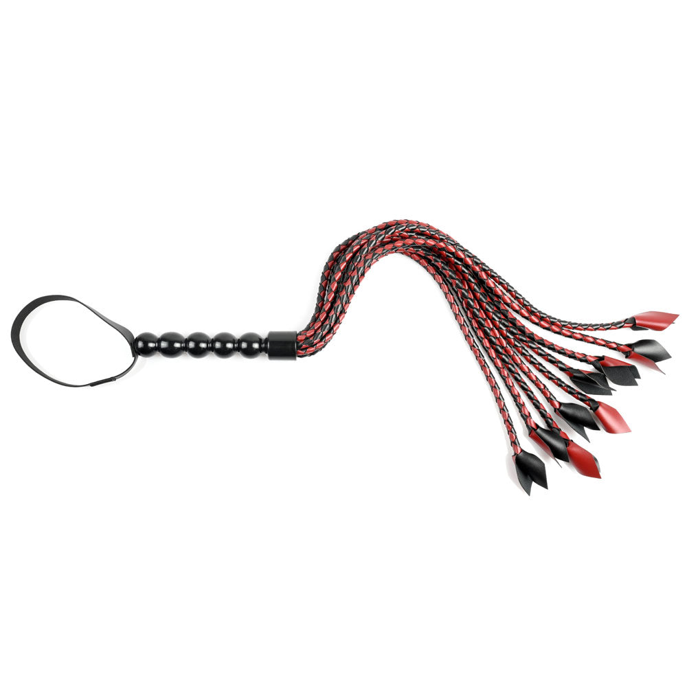 Saffron Braided Flogger - BDSM - The Naughty & Nice District - Adult Sex Toy Store