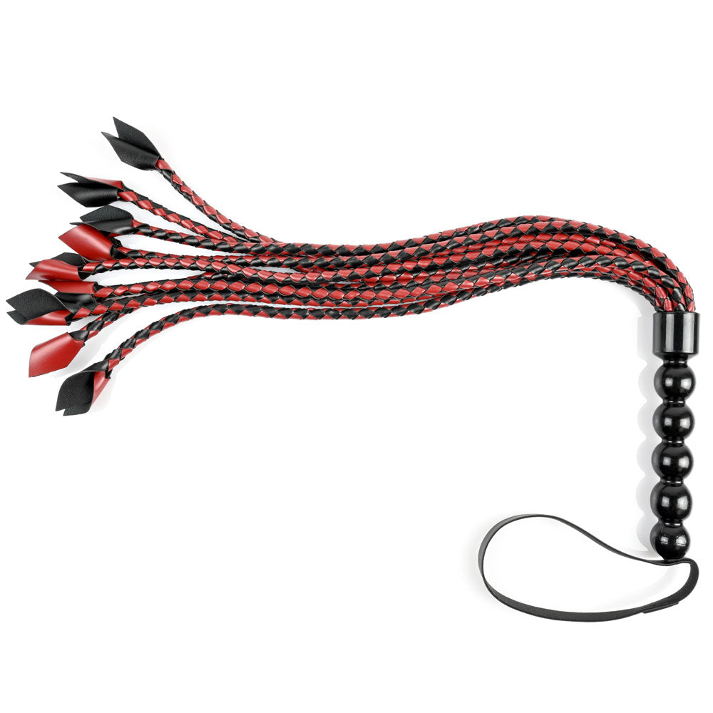 Saffron Braided Flogger - BDSM - The Naughty & Nice District - Adult Sex Toy Store