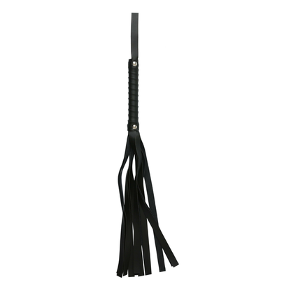 Black Faux Leather Flogger - The Naughty & Nice District