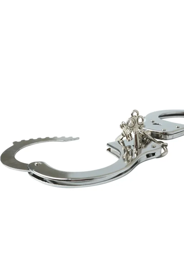 Classic Metal Handcuffs - BDSM - The Naughty & Nice District - Adult Sex Toy Store