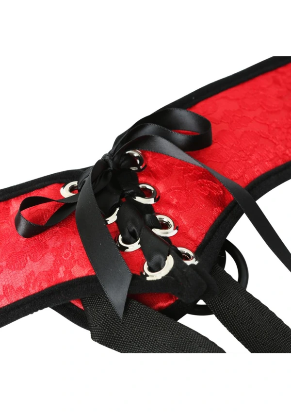 Sunrise Lace Corrset StrpOn - Strap-Ons & Harnesses - The Naughty & Nice District - Adult Sex Toy Store