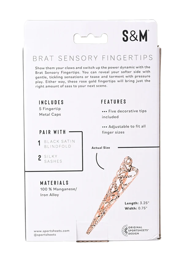 Brat Sensory Fingertips - BDSM - The Naughty & Nice District - Adult Sex Toy Store