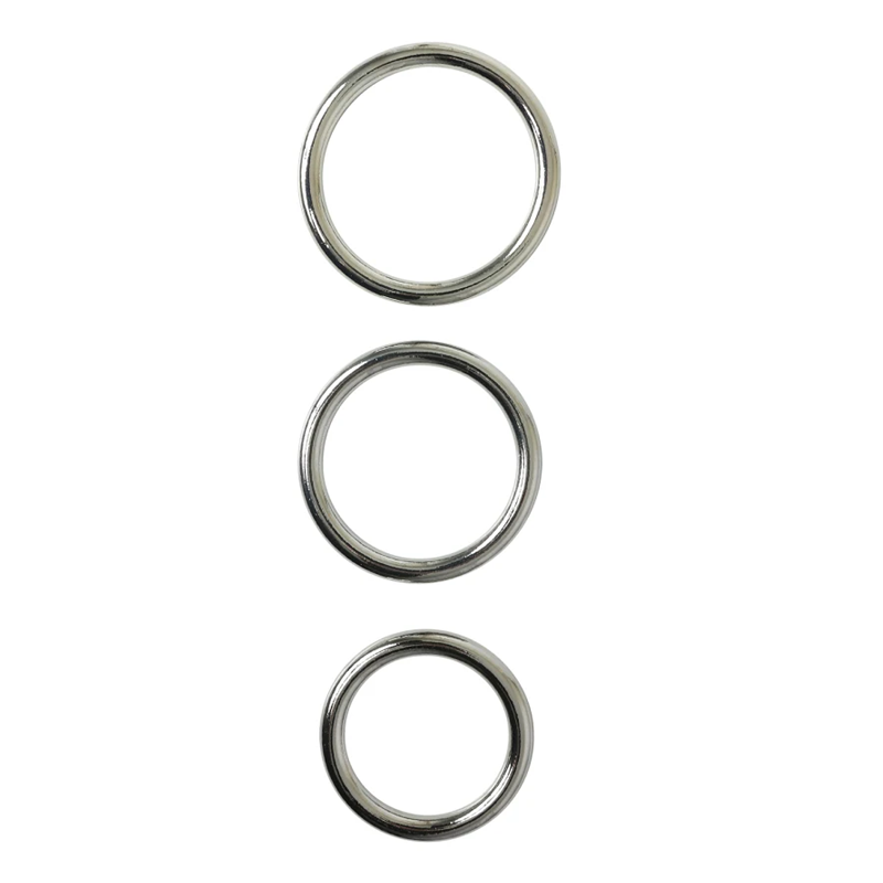 Metal O Ring 3 pack - Cock Rings - The Naughty & Nice District - Adult Sex Toy Store