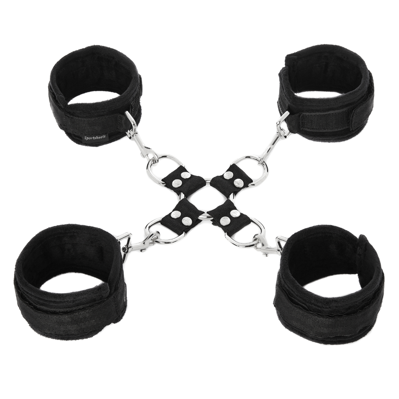 Hog Tie & Cuff Set - BDSM - The Naughty & Nice District - Adult Sex Toy Store