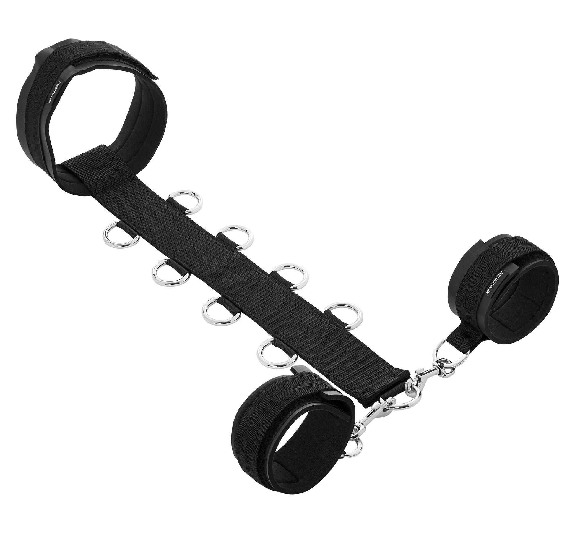 Neck & Wrist Restraint - BDSM - The Naughty & Nice District - Adult Sex Toy Store