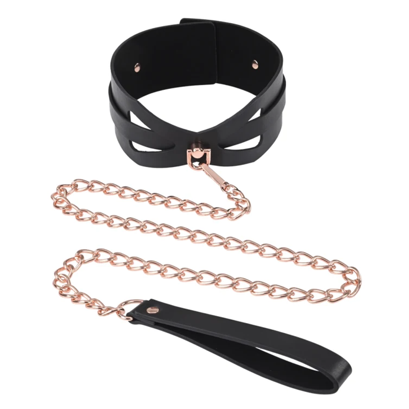 Brat Collar & Leash - BDSM - The Naughty & Nice District - Adult Sex Toy Store