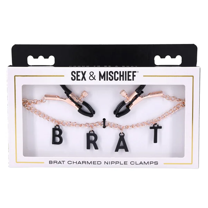 Brat Charmed Nipple Clamps - BDSM - The Naughty & Nice District - Adult Sex Toy Store