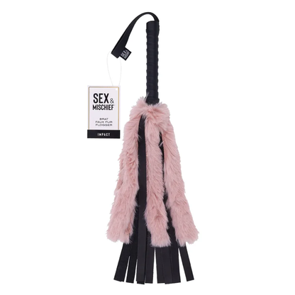 Brat Faux Fur Flogger - BDSM - The Naughty & Nice District - Adult Sex Toy Store