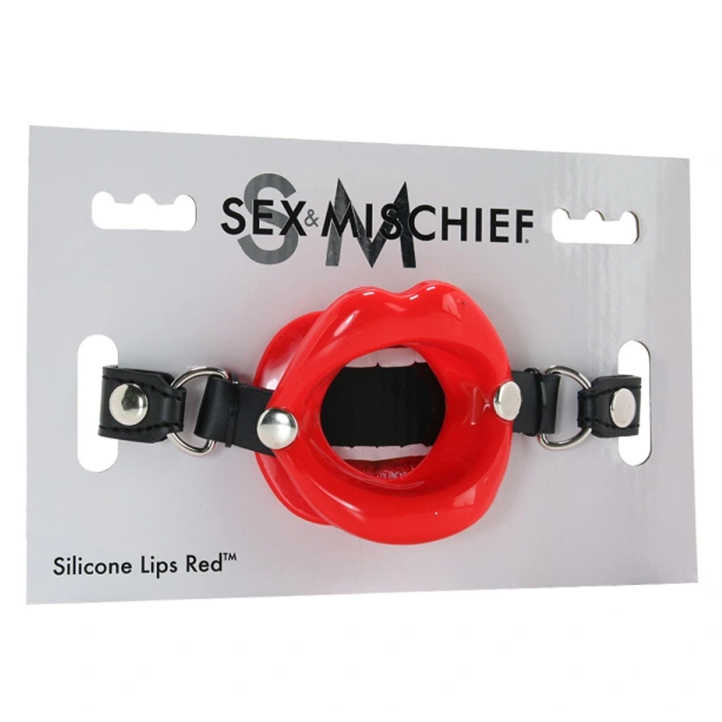 Silicone Lips- Red - BDSM - The Naughty & Nice District - Adult Sex Toy Store