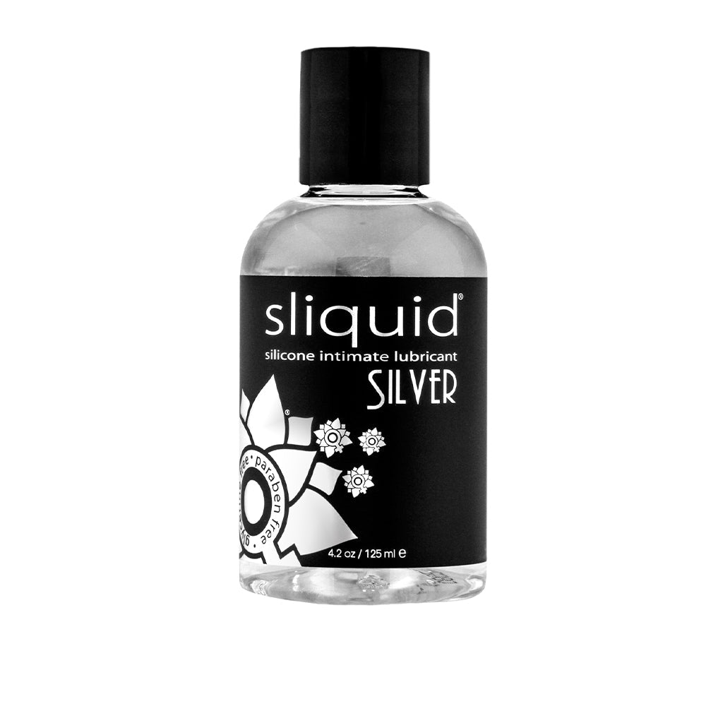 Sliquid Silver Silicone lubricant 4.2oz - Silicone-Based Lubes - The Naughty & Nice District - Adult Sex Toy Store