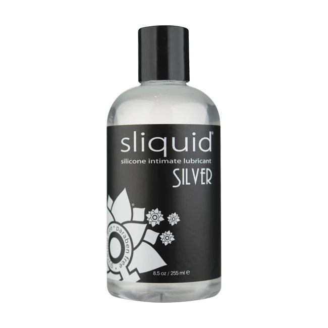 Sliquid Silver Silicone lubricant 8.5oz - Silicone-Based Lubes - The Naughty & Nice District - Adult Sex Toy Store