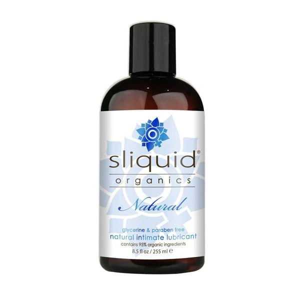 Sliquid Organics Natural Lubricant 8.5oz - Water-Based Lube - The Naughty & Nice District - Adult Sex Toy Store