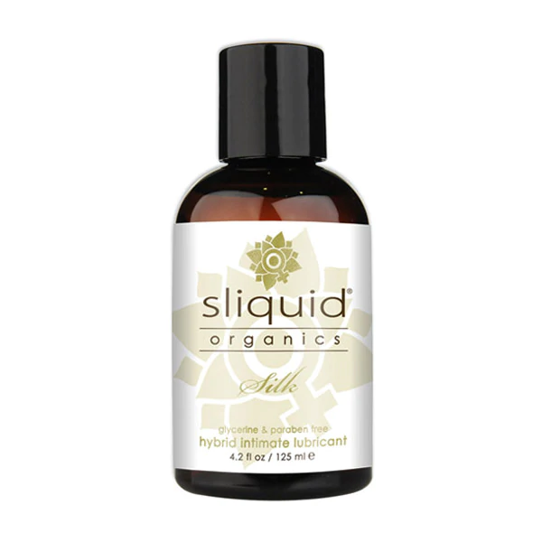 Sliquid Organics Silk 4.2oz - Hybrid Lubes - The Naughty & Nice District - Adult Sex Toy Store