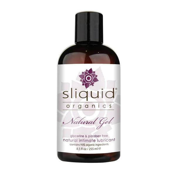 Sliquid Organics Natural Gel 8.5oz - Water-Based Lube - The Naughty & Nice District - Adult Sex Toy Store