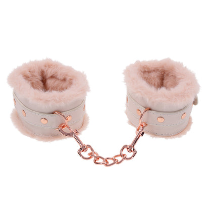 Peaches ‘n CreaMe Fur Handcuffs - BDSM - The Naughty & Nice District - Adult Sex Toy Store