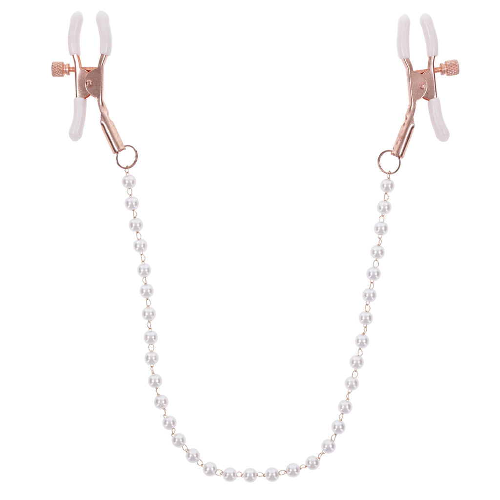 Peaches ‘n CreaMe Pearl Nipple Clamps - BDSM - The Naughty & Nice District - Adult Sex Toy Store