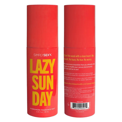 PHEROMONE BODY MIST - LAZY SUNDAY  - 3.35 floz | 99mL - Perfumes & Colognes - The Naughty & Nice District - Adult Sex Toy Store