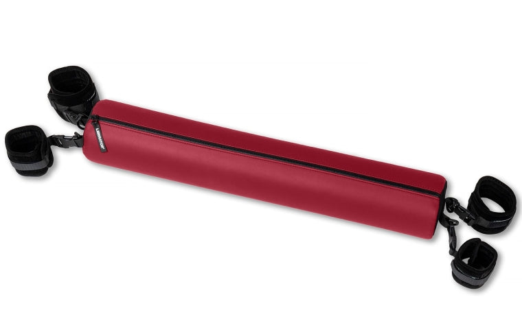 Talea Spreader Bar Claret Faux Leather - BDSM - The Naughty & Nice District - Adult Sex Toy Store