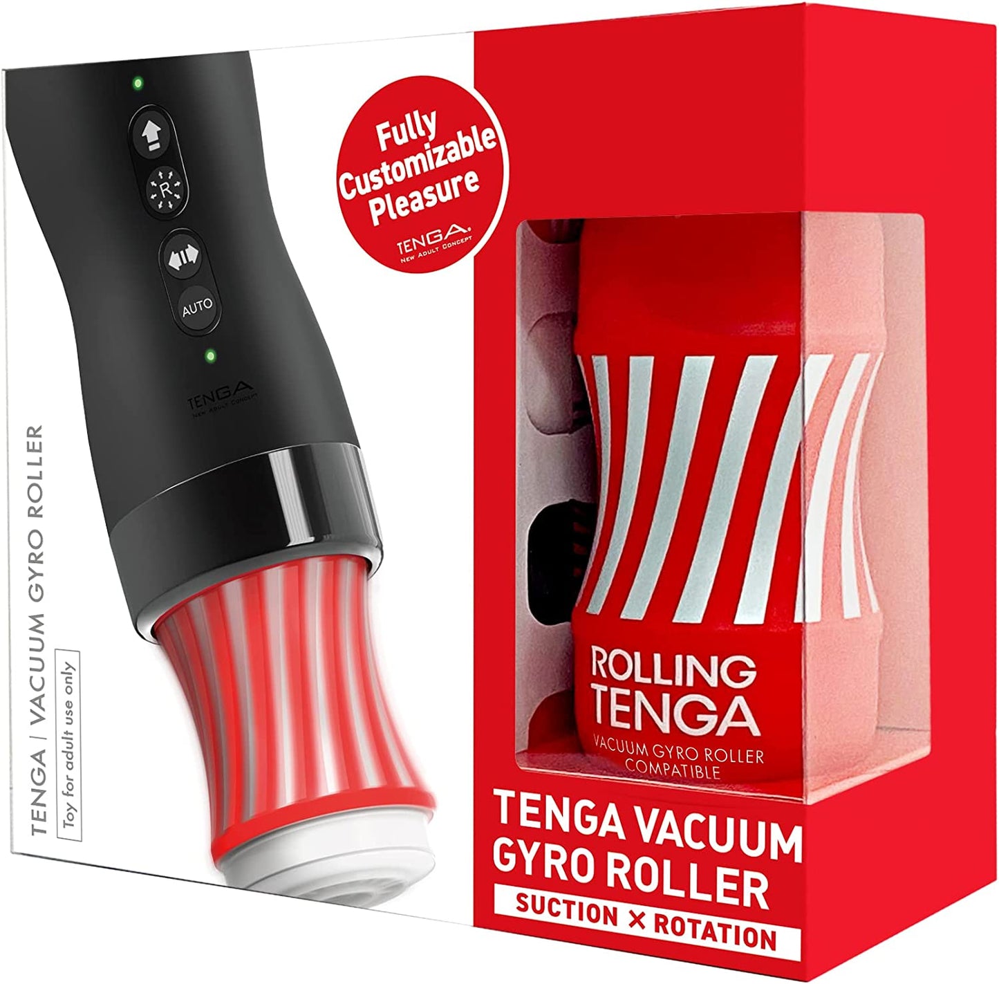 VACUUM GYRO ROLLER - For Him - The Naughty & Nice District - Adult Sex Toy Store