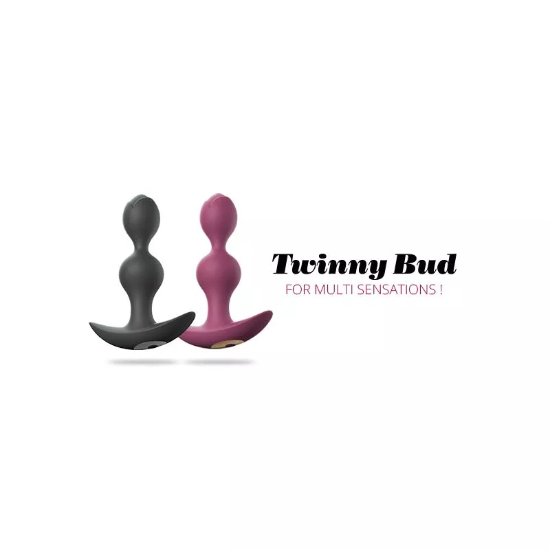 TWINNY BUD - PLUM STAR - Anal Toys - The Naughty & Nice District - Adult Sex Toy Store