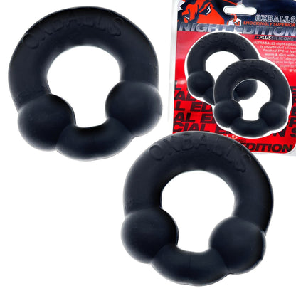 ULTRABALLS, 2-pack cockring - PLUS+SILICONE special edition - NIGHT - Cock Rings - The Naughty & Nice District - Adult Sex Toy Store